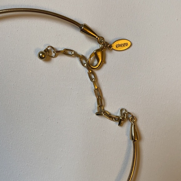 Chico’s brand gold choker necklace - Picture 2 of 4
